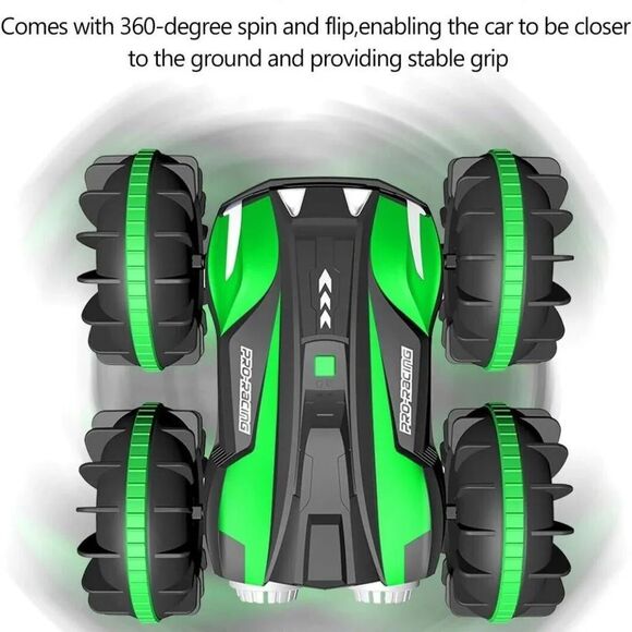 Free To Fly Kid Amphibious Waterproof 2.4Ghz Remote Control Stunt Car Boat SU116 - Picture 3 of 7